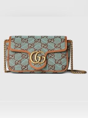 Gucci GG Canvas Chain Shoulder Bag GUCCI Monogram Matelasse Super Mini Marmont